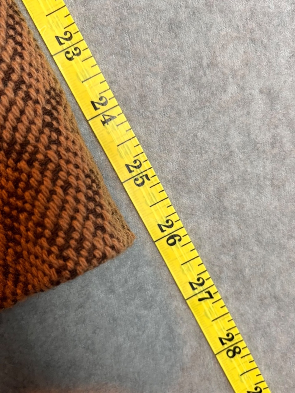 Y2K Fossil Lilly Brown Wool women's skirt size 2. Fully lined. A-line tweed - Picture 6 of 8